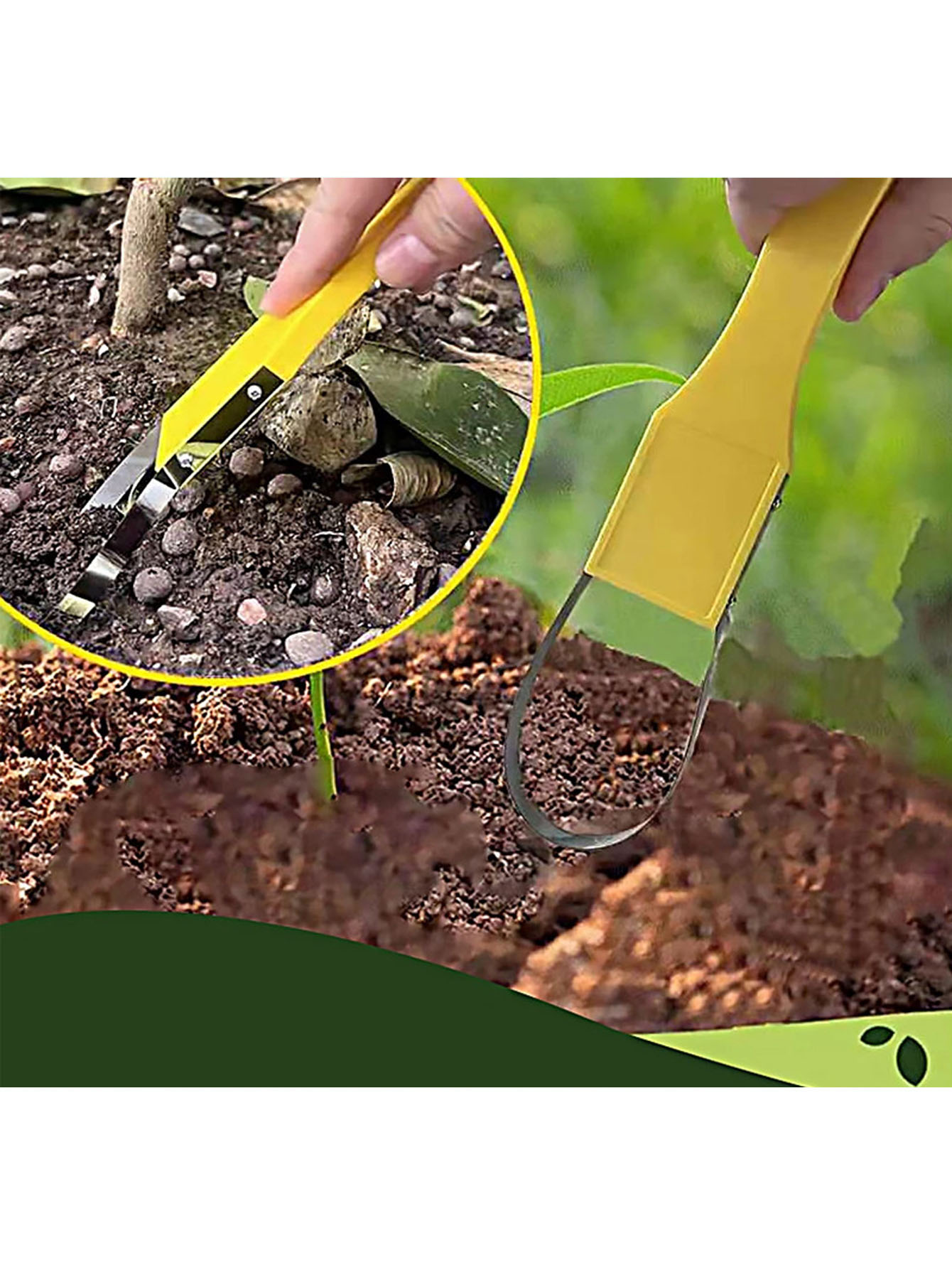 Weed Puller - Durable Plastic Manual Weed Puller with
