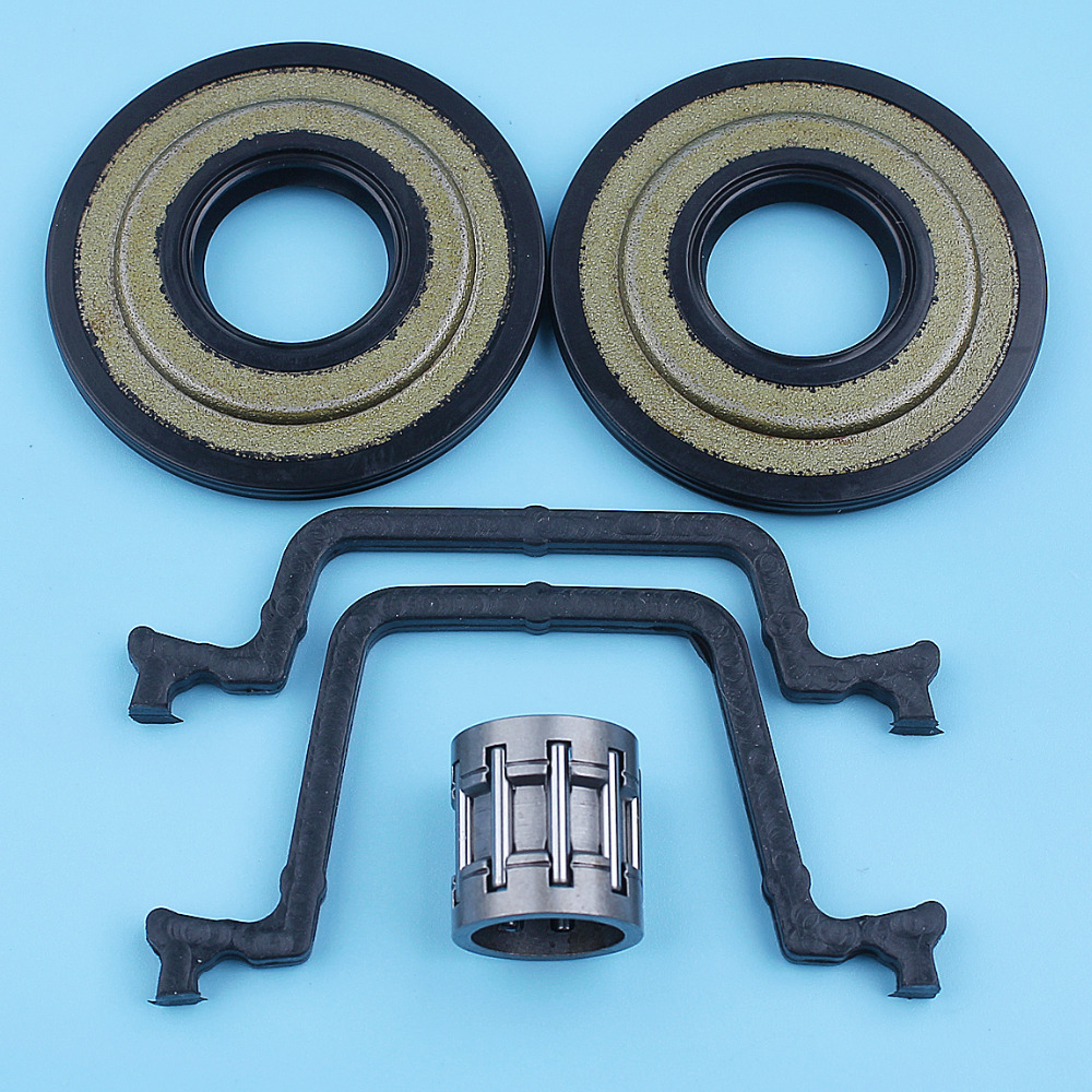 Husqvarna Chainsaw 450 - Crank Oil Seal Cylinder Gaskets Needle