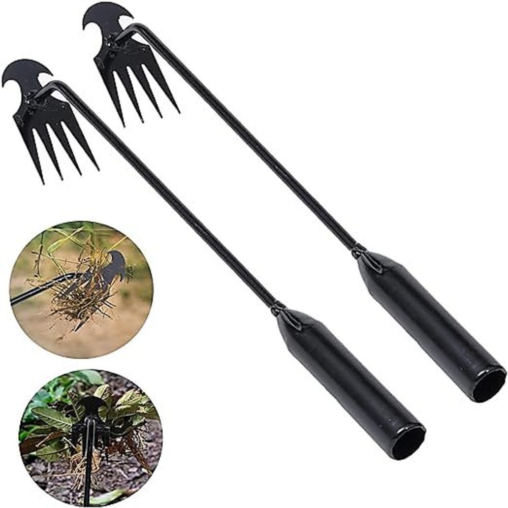 Gardening Tools Vegetables - 4 Teeths - Multifunctional Hand Weeder