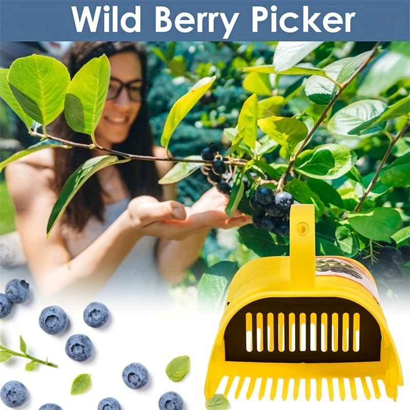 Gardening Tools Rake - Blueberry Picker Tool Easy-Grip, Portable Fruit