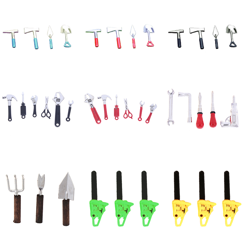 Gardening Tools Usa - 3/4/5/6Pcs Dollhouse Miniature Repair Kits Accessories