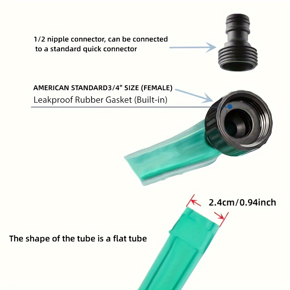 Sprinkler and soaking hose, gr - Gardening Tools Watering Can recension och pris