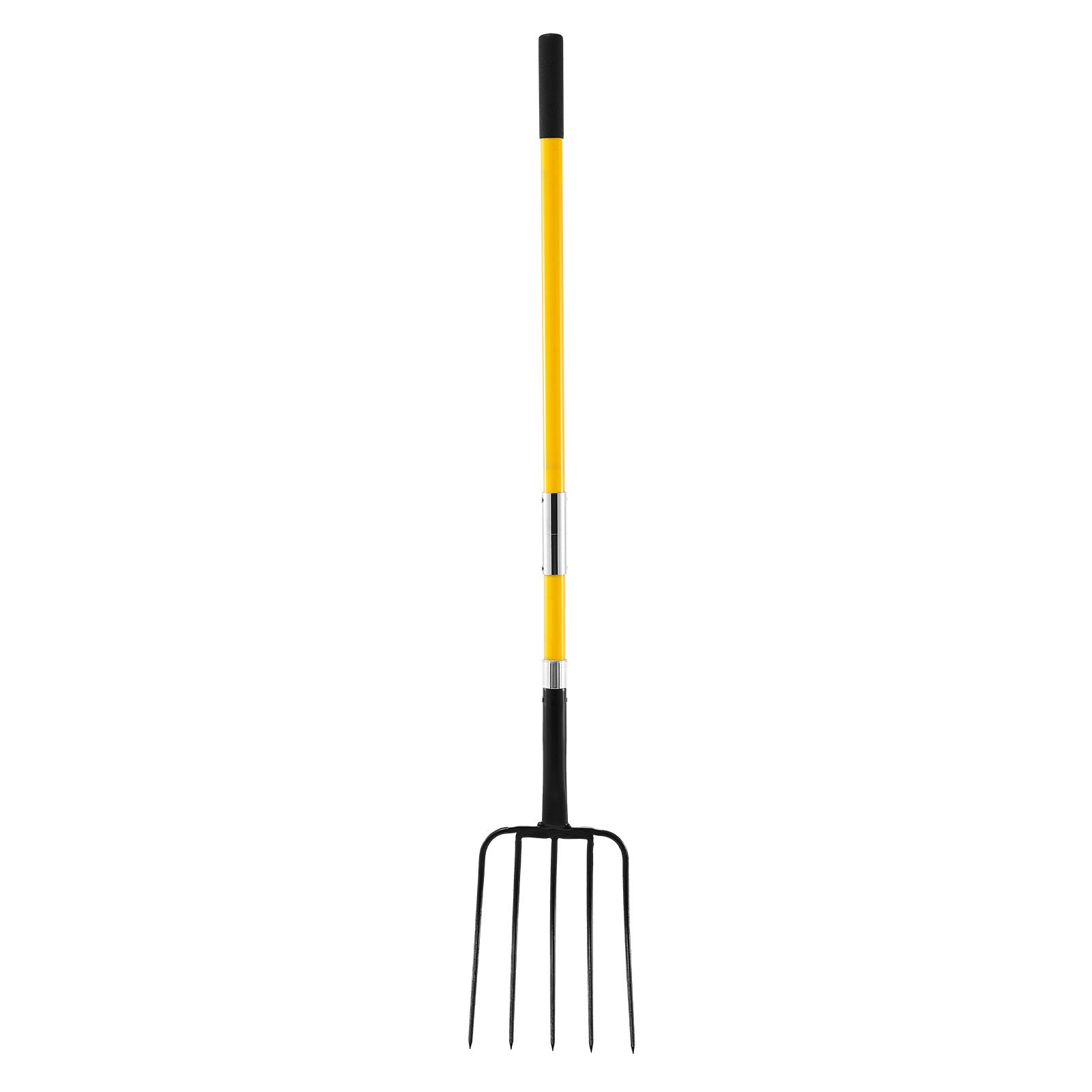 Garden Fork, 5-Tine Gardening  - Spade Digging Fork recension och pris
