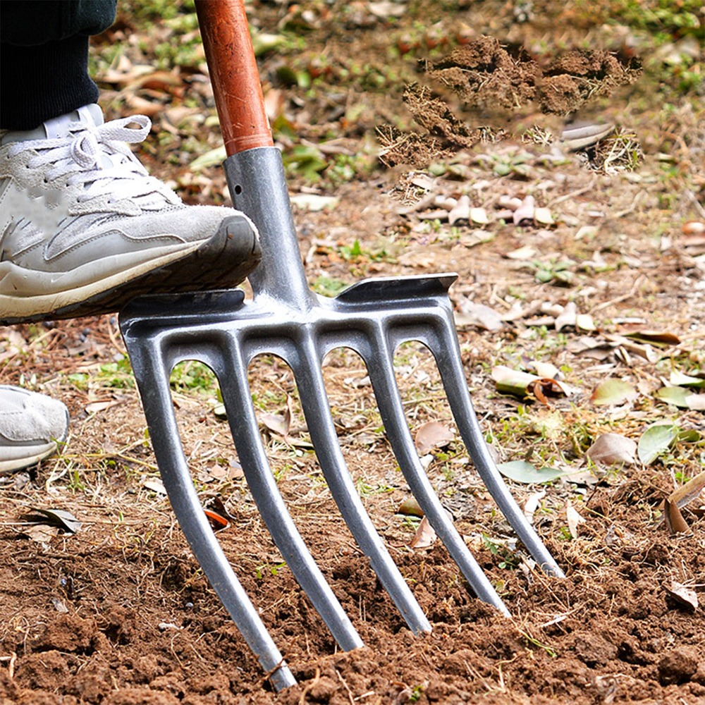 Sturdy High Carbon Steel Diggi - Spade Digging Fork recension och pris