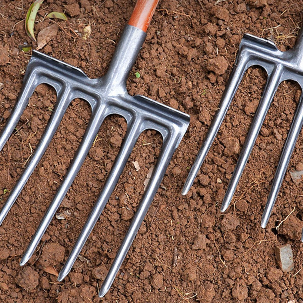 Sturdy High Carbon Steel Diggi - Spade Digging Fork recension och pris