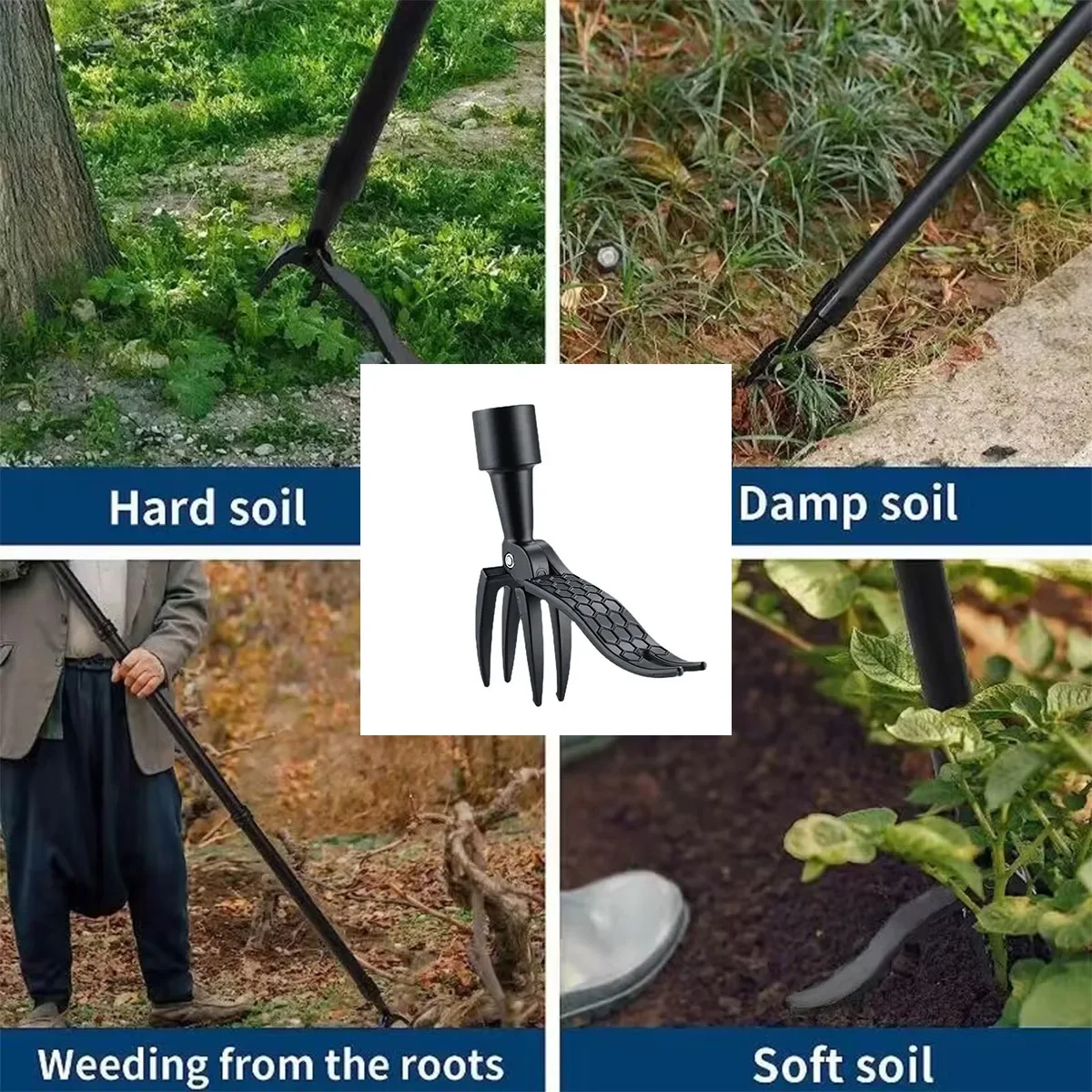 Stand Up Weed Puller Tool with - Gardening Tools Usa recension och pris