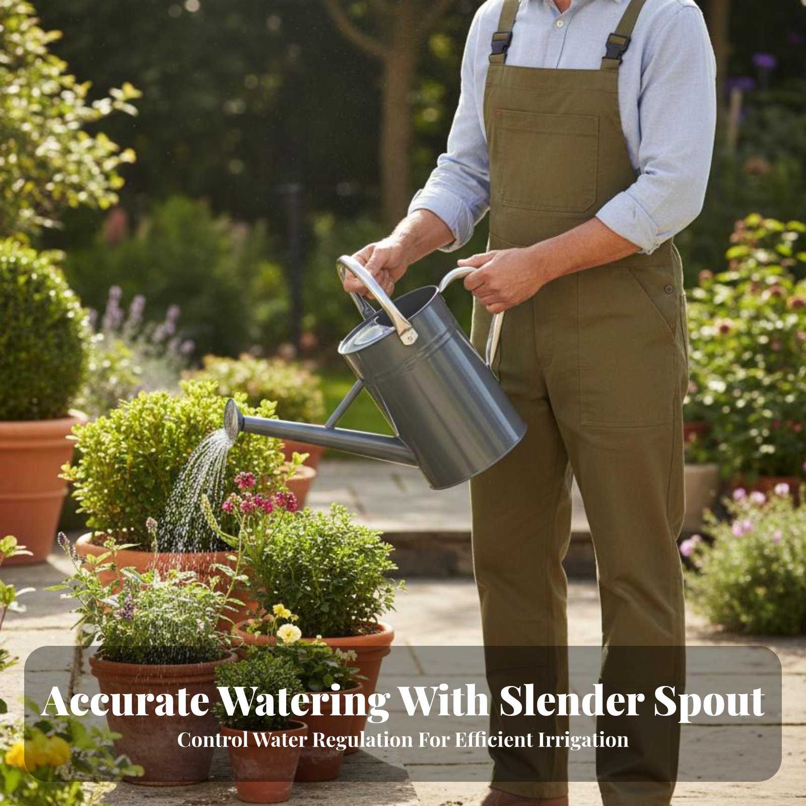 5L Garden Watering Pot Sturdy  - Gardening Tools Watering Can recension och pris