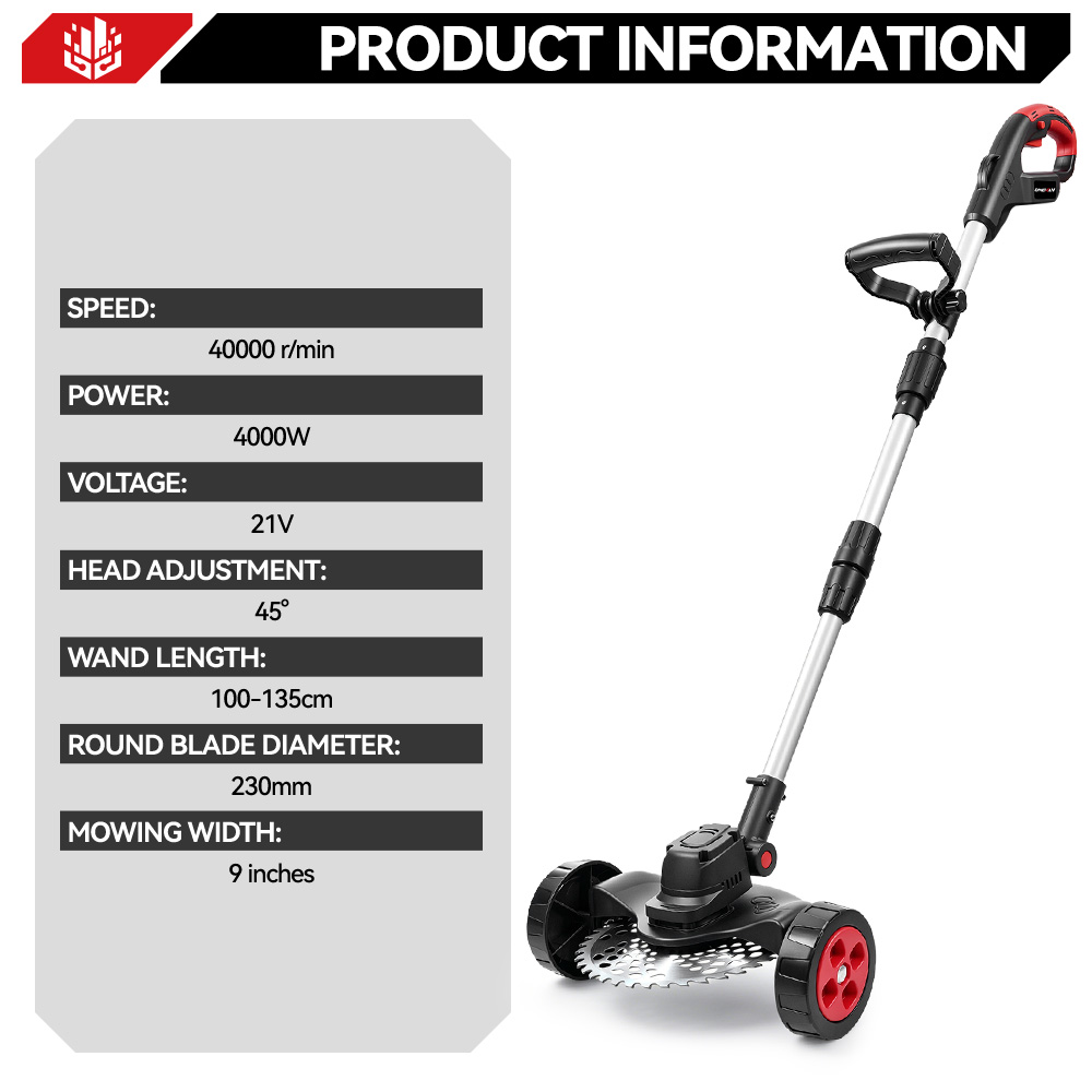 ONEVAN 9Inch 40000RPM Brushles - Gardening Tools Battery Powered recension och pris
