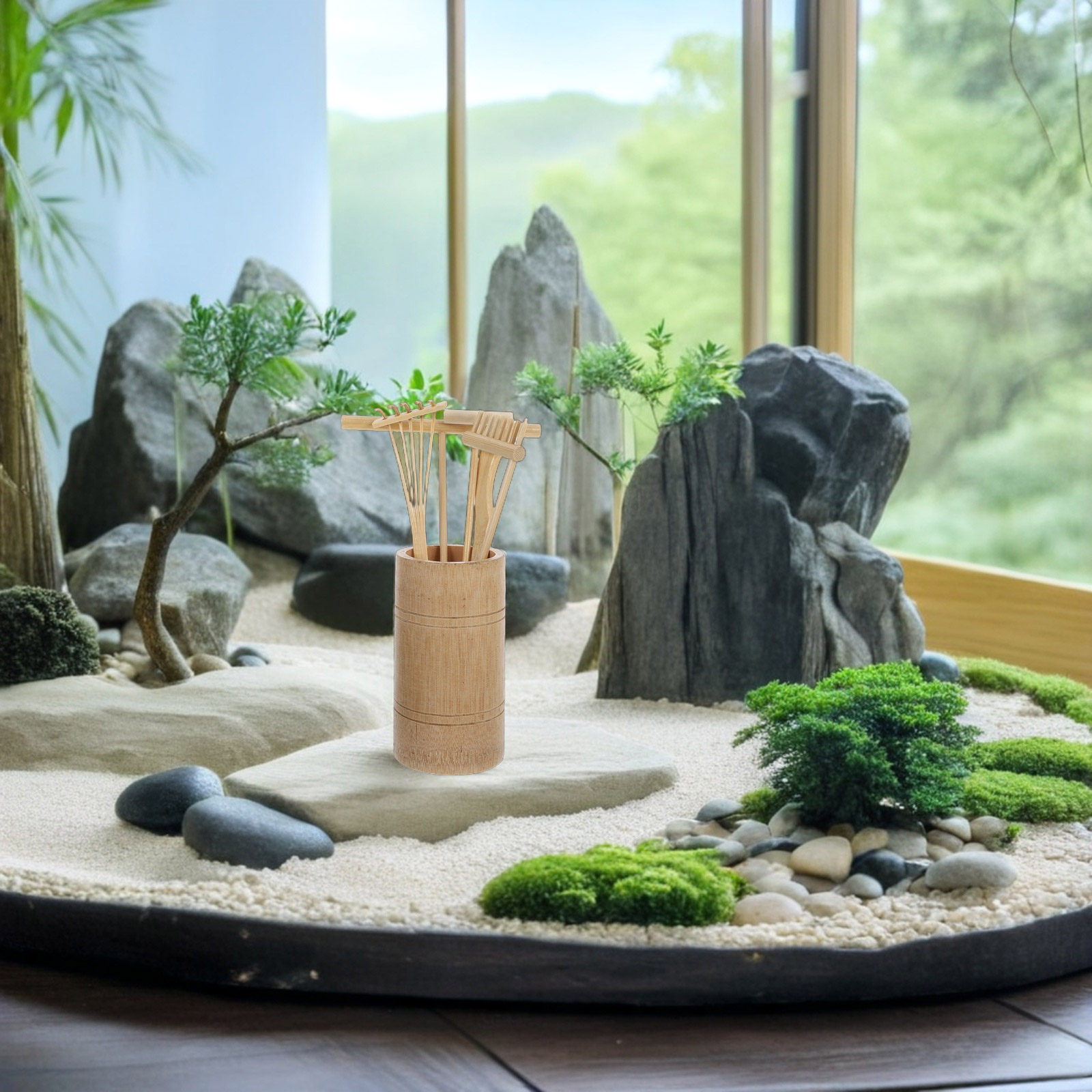 1Set Zen Sand Garden Rake Kit  - Gardening Tools Rake recension och pris