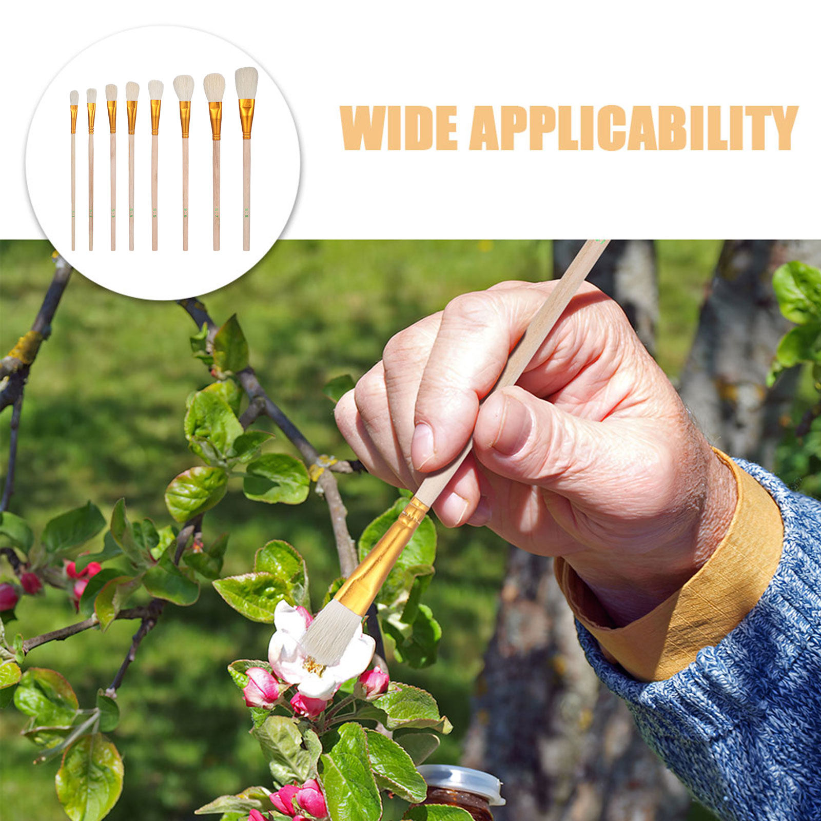 16Pcs Flower Pollinator Brush  - Gardening Tools Vegetables recension och pris