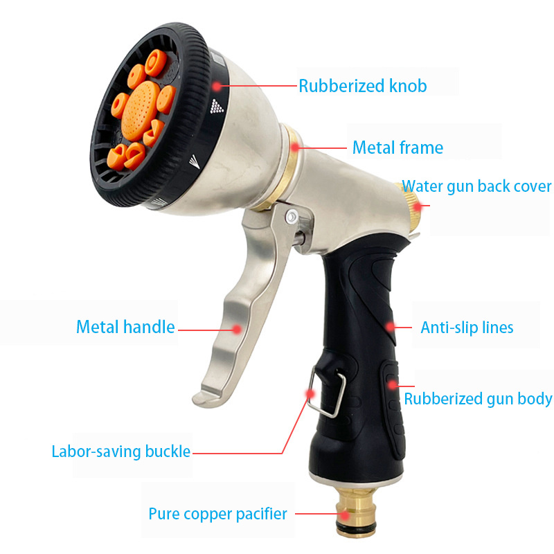 Garden Water Gun Hose Nozzle,  - Gardening Tools Watering Can recension och pris