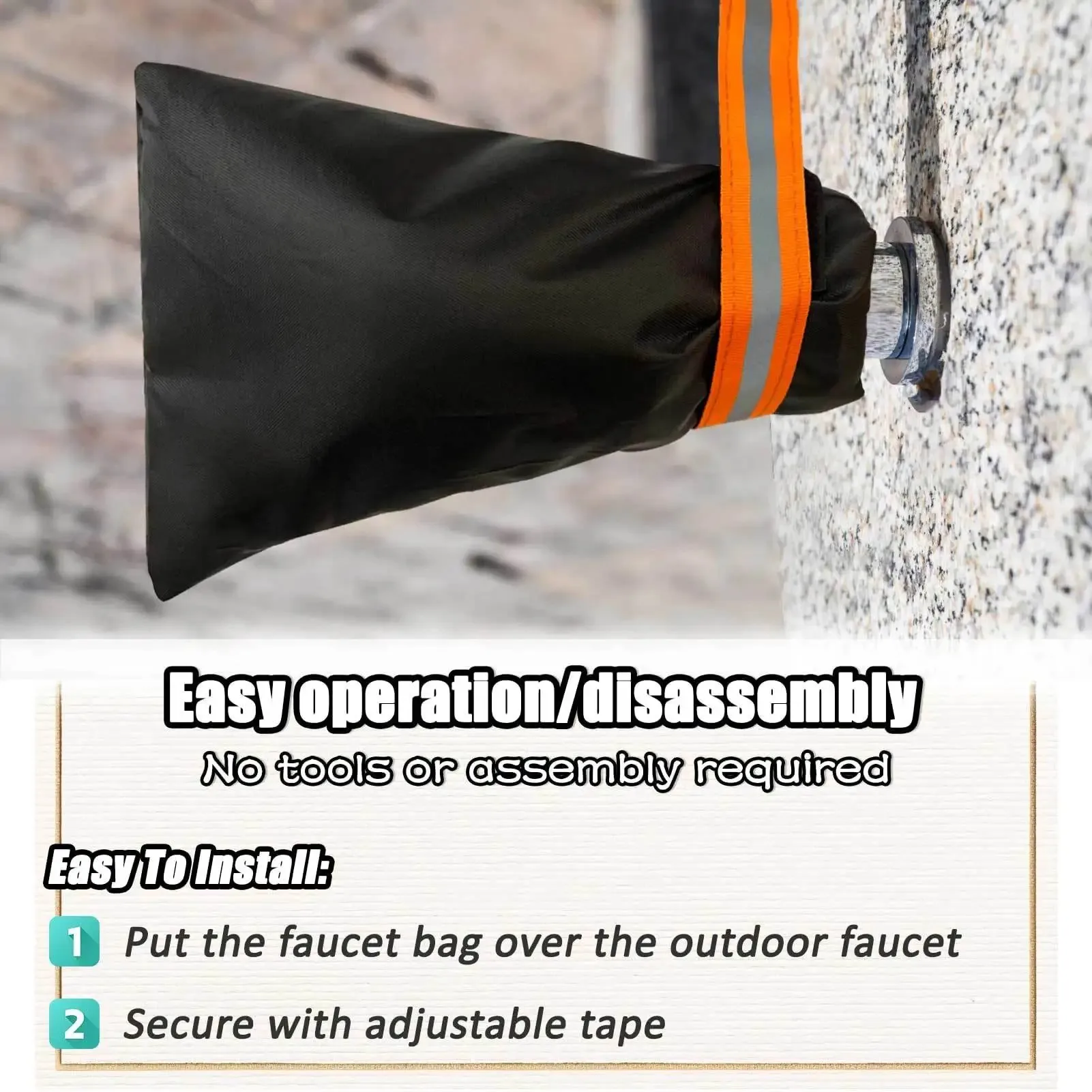 Antifreeze Large Faucet Cover  - Essential Gardening Tools recension och pris