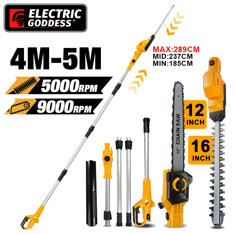 2IN1 Electric High Branch Hedg - Gardening Tools Battery Powered recension och pris