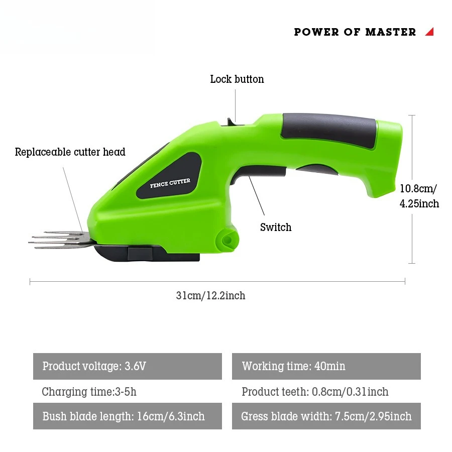 Premium Lithium Battery High P - Gardening Tools Battery Powered recension och pris
