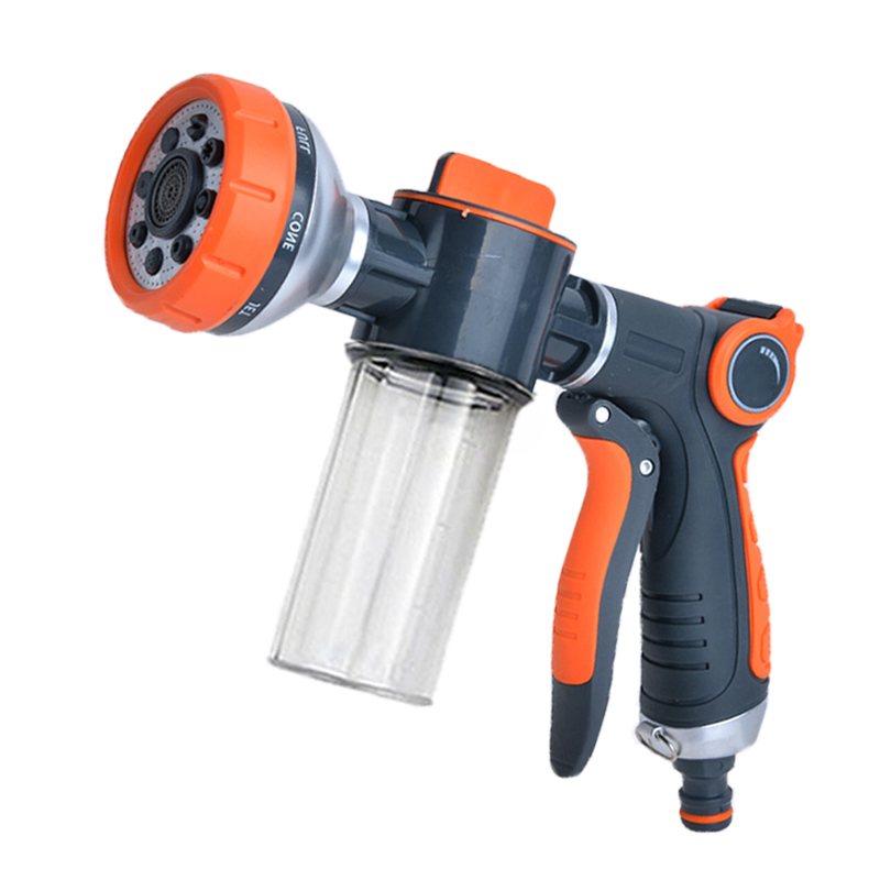 New Foam Water Gun Hose Nozzle - Gardening Tools Watering Can recension och pris