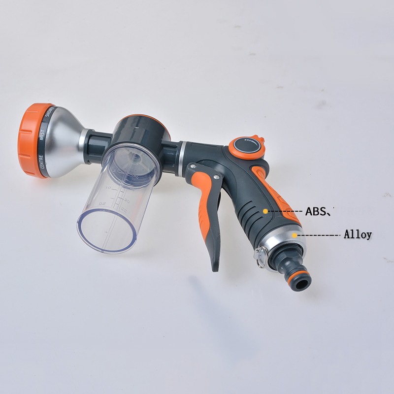 New Foam Water Gun Hose Nozzle - Gardening Tools Watering Can recension och pris