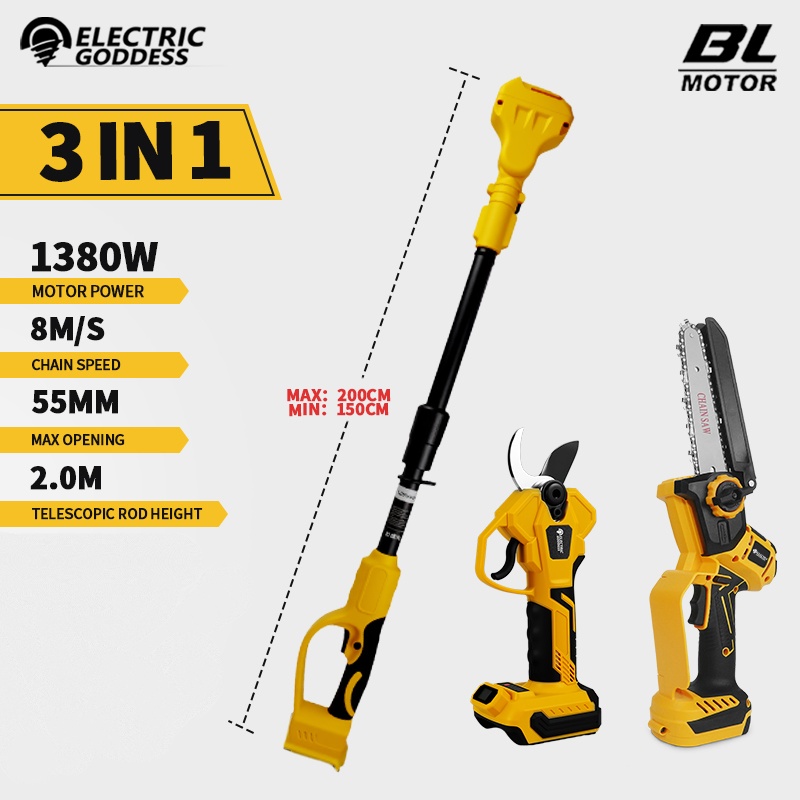 Brushless 6 Inch Electric Chai - Gardening Tools Usa recension och pris