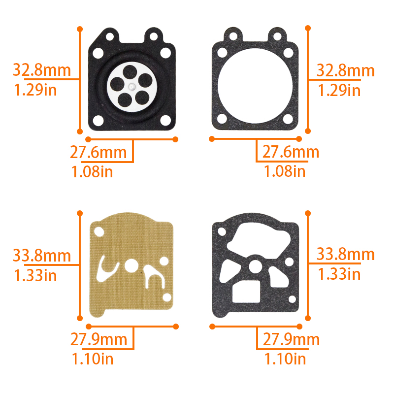 Chainsaw Carburetor Diaphragms - Gardening Tools Kit recension och pris