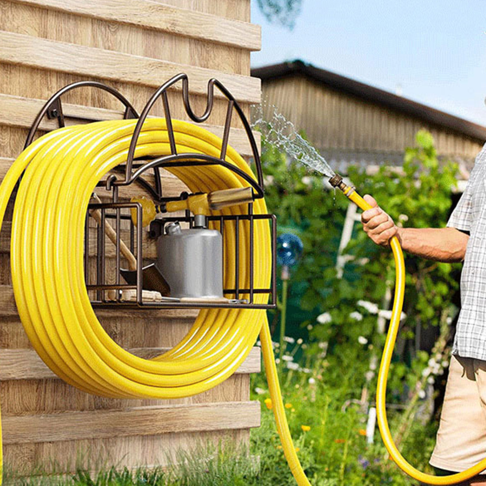 Wall Mount Garden Hose Holder  - Gardening Tools Holder recension och pris