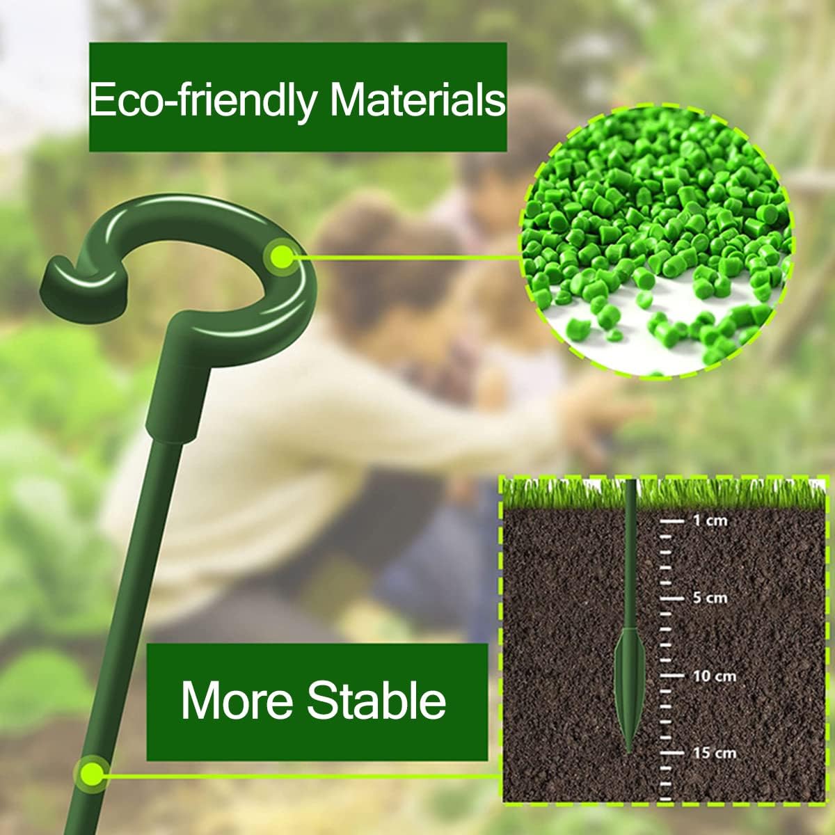 5/10pcs Plant Support Stakes P - Gardening Tools Holder recension och pris